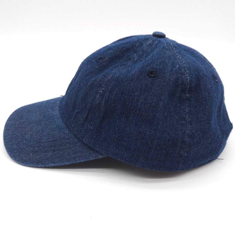 Zyia Active Hat Adults OSFM Blue Denim Strapback Buckle Gym Running Ball Cap - Picture 3 of 8